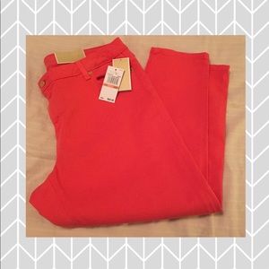 Michael Kors Skinny Izzy Sangria Pant